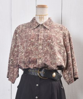 COVINGTON Multi Pattern Short Sleeve Cotton Shirt åȥȾµ Υͥå 岰졼ץե롼 ࡼ