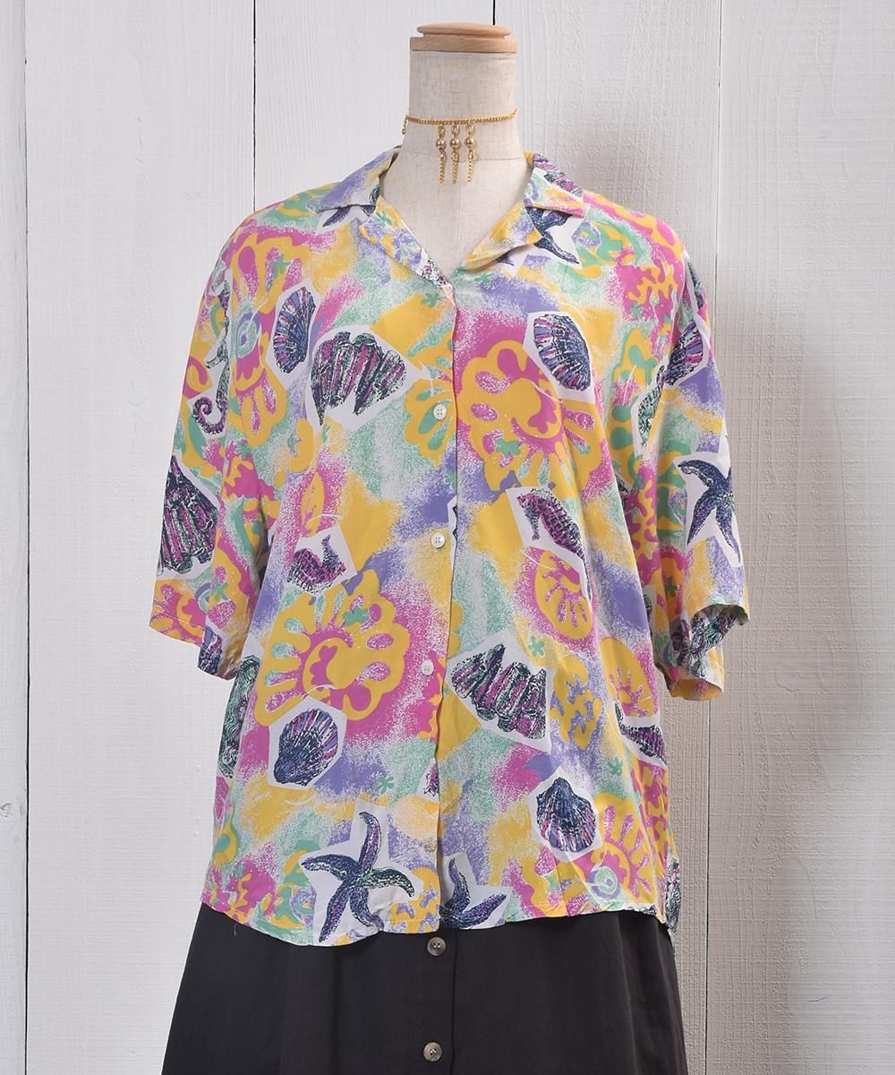 Made in France Marine Multi Pattern Short Sleeve Shirt|フランス製