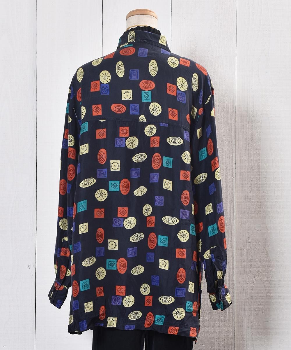 Galaxy like Multi Pattern Shirtöץ륯ġ֥åͥ