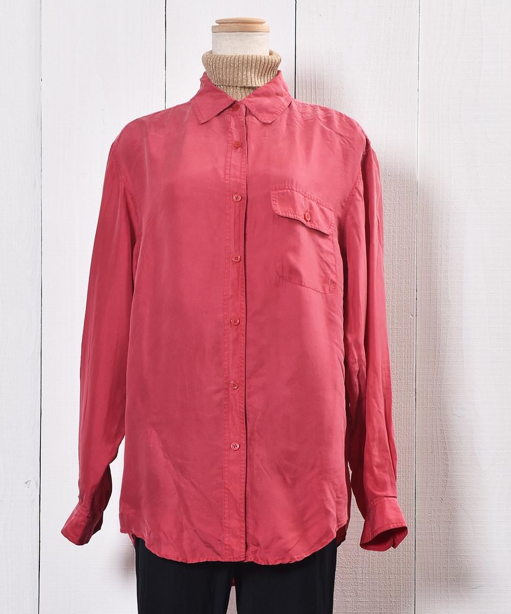 Red Big Silhouette Silk Shirtååɷ ӥå륨å 륯 Bͥ