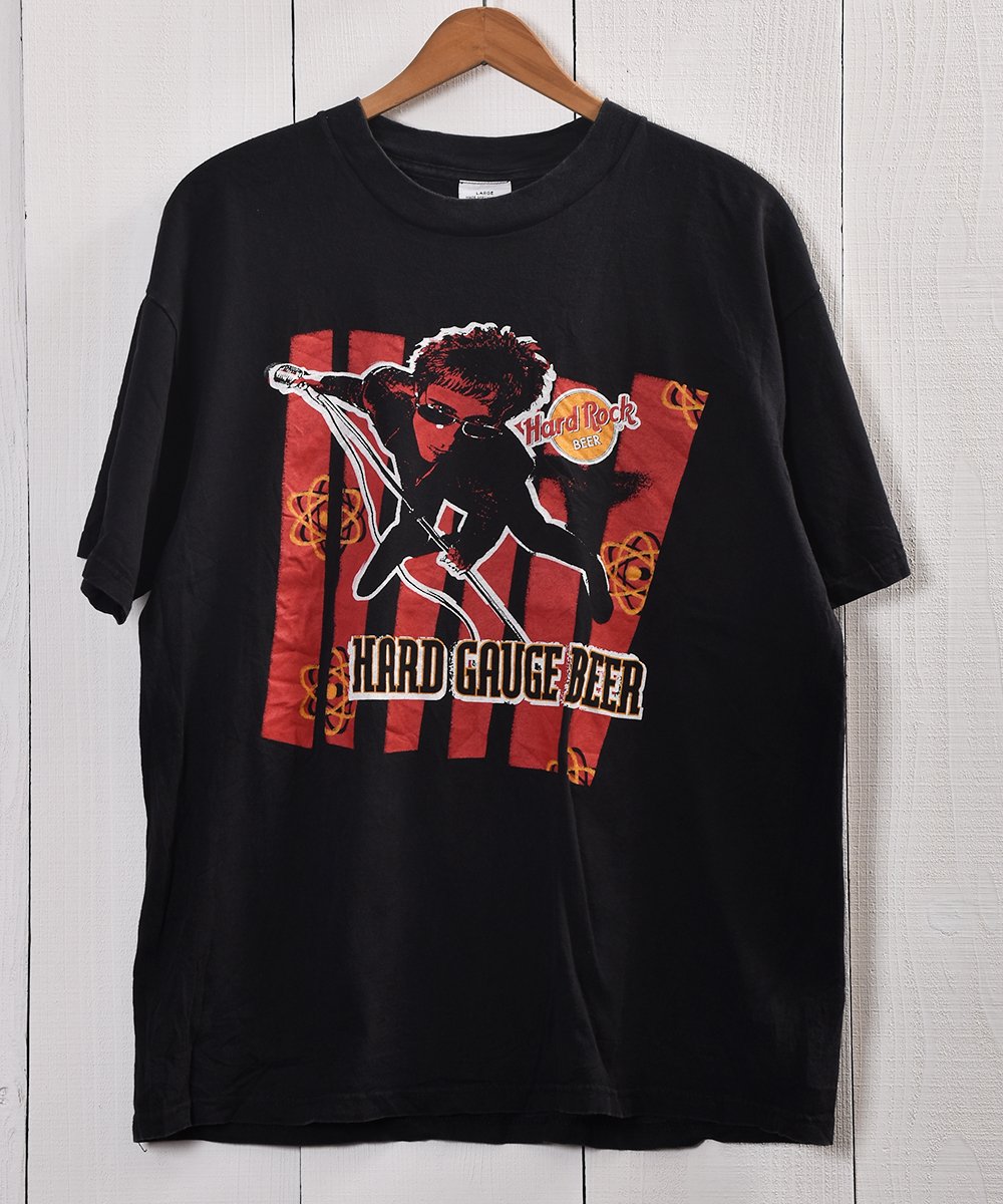 Made in USA Hard Rock CAFE ”Hard Rock BEER” T Shirts | アメリカ製 ハードロックカフェ プリントTシャツ  - 古着のネット通販サイト 古着屋グレープフルーツ ムーン(Grapefruitmoon)Onlineshop ヴィンテージアイテム・レトロファッション