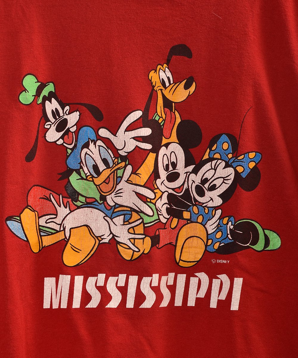 Made In Usa Disney Mickey Mouse Print T Shirt アメリカ製 ディズニー ミッキーマウスプリントtシャツ 古着のネット通販サイト 古着屋グレープフルーツムーン Grapefruitmoon Onlineshop ヴィンテージアイテム レトロファッション