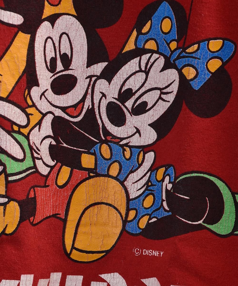 USA製年代80年代 allison MICKEY MOUSE ミッキーマウス キャラクタープリントTシャツ USA製 メンズM ヴィンテージ /eaa338350