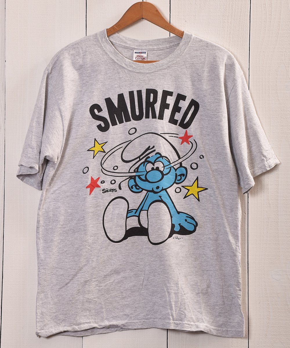 The SMURFS” Character Print T Shirt｜「スマーフ」キャラクター ...