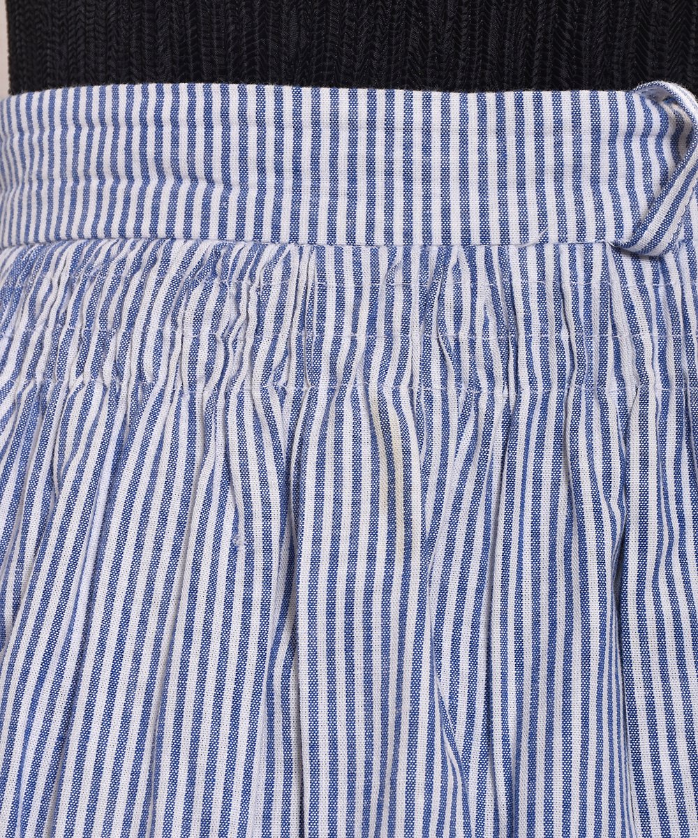 European Stripe  Patchwork pattern Skirtå衼å ȥ饤סѥå ͥ
