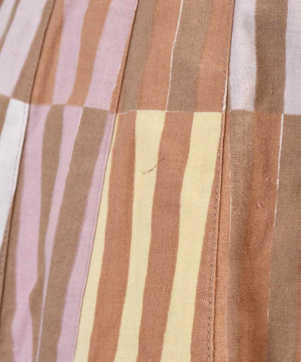 European Stripe Crazy pattern Pocket Skirtå衼å 쥤ѥ ȥ饤ץȥͥ