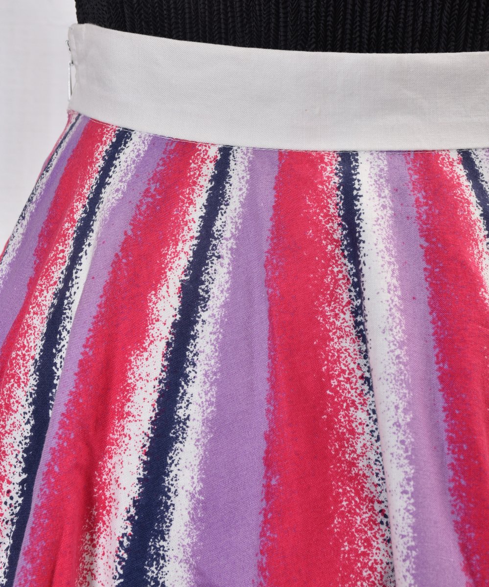 European Stripe pattern Skirt｜ヨーロッパ風 ストライプ柄 スカート