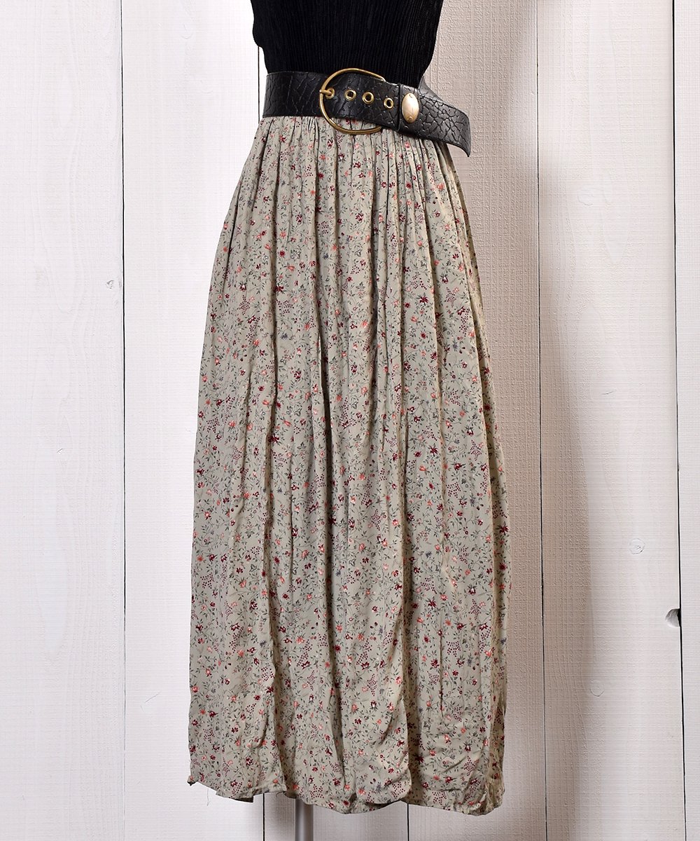  Flower Multi Pattern Rayon Skirt 졼  ߥȷ  ͥå  岰졼ץե롼 ࡼ