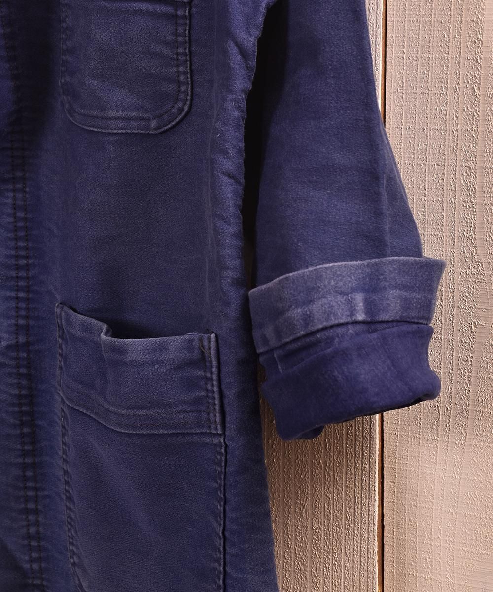 Vintage EURO Moleskin Work Jacket French Blue |ヴィンテージ ユーロ