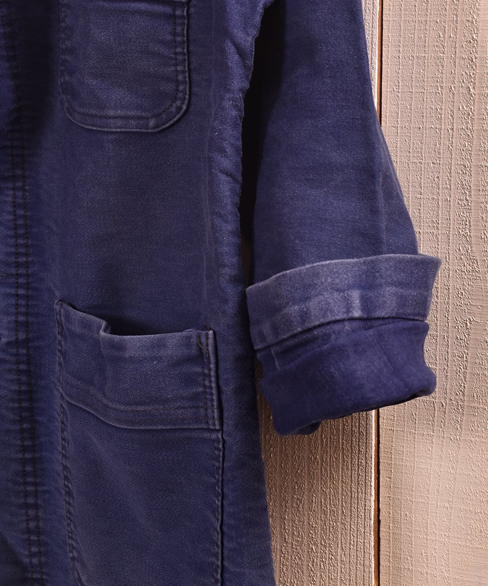 Vintage EURO Moleskin Work Jacket French Blue |ơ 桼⡼륹㥱å С ե󥯥֥롼ͥ