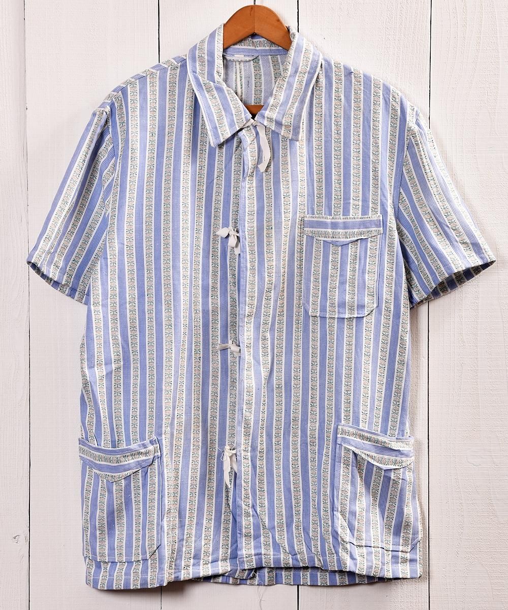Euro Military Sleeping Shirt Pajamas Bulgaria ユーロミリタリー スリーピングシャツ パジャマ ブルガリア軍 ブルー系a 古着のネット通販サイト 古着屋グレープフルーツムーン Grapefruitmoon Onlineshop ヴィンテージアイテム レトロファッション