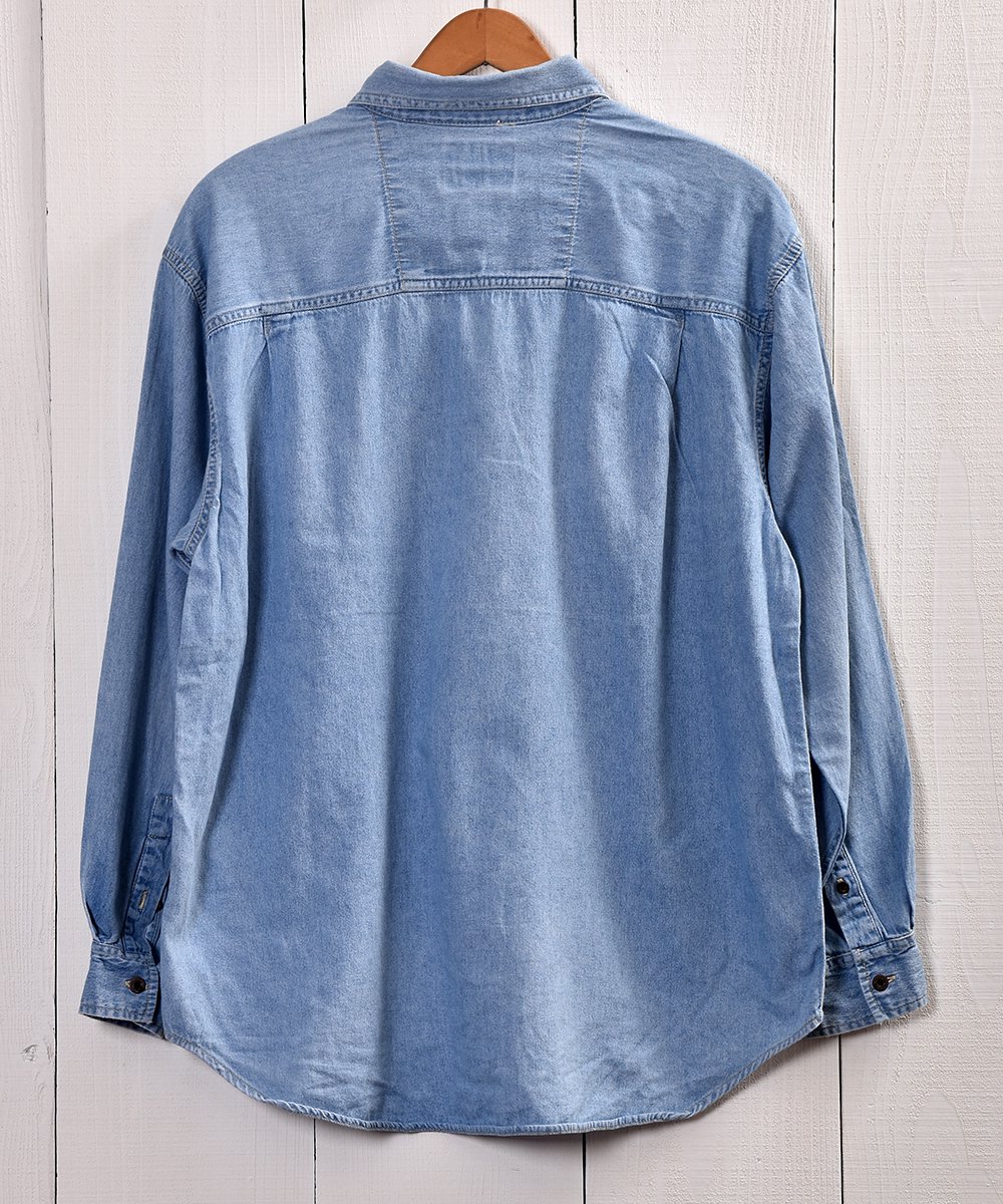 Wrangler Big Silhouette Denim Shirt | ֥󥰥顼ץӥå륨åȡǥ˥ॷĥͥ