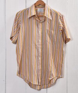 TOWNCRAFT 70's Short Sleeve Stripe Shirt | ֥󥯥եȡ70ǯ Ⱦµġȥ饤 Υͥå 岰졼ץե롼 ࡼ