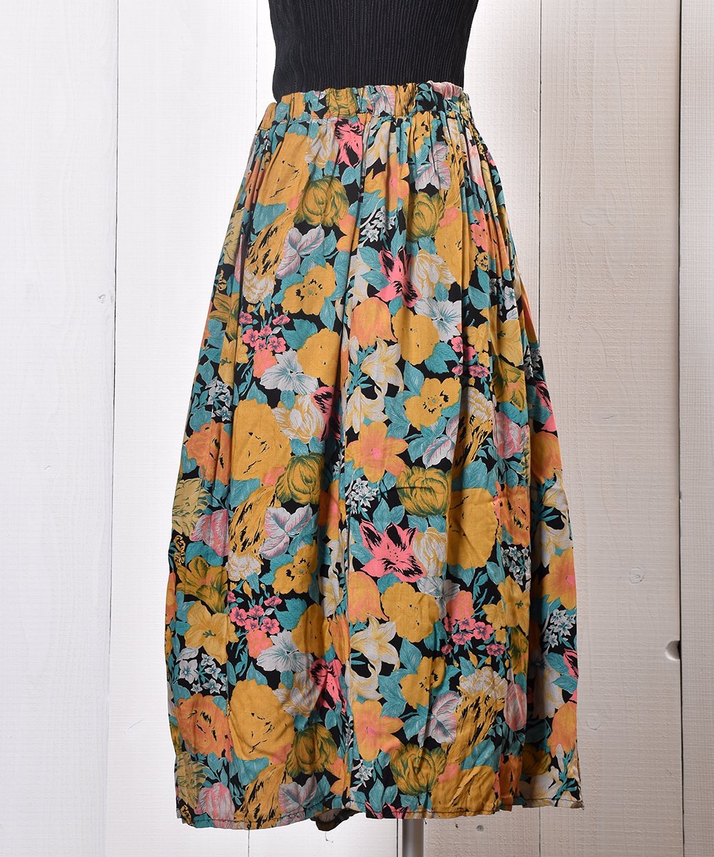 Made in France Euro Flower Pattern Skirt｜フランス製スカート ...