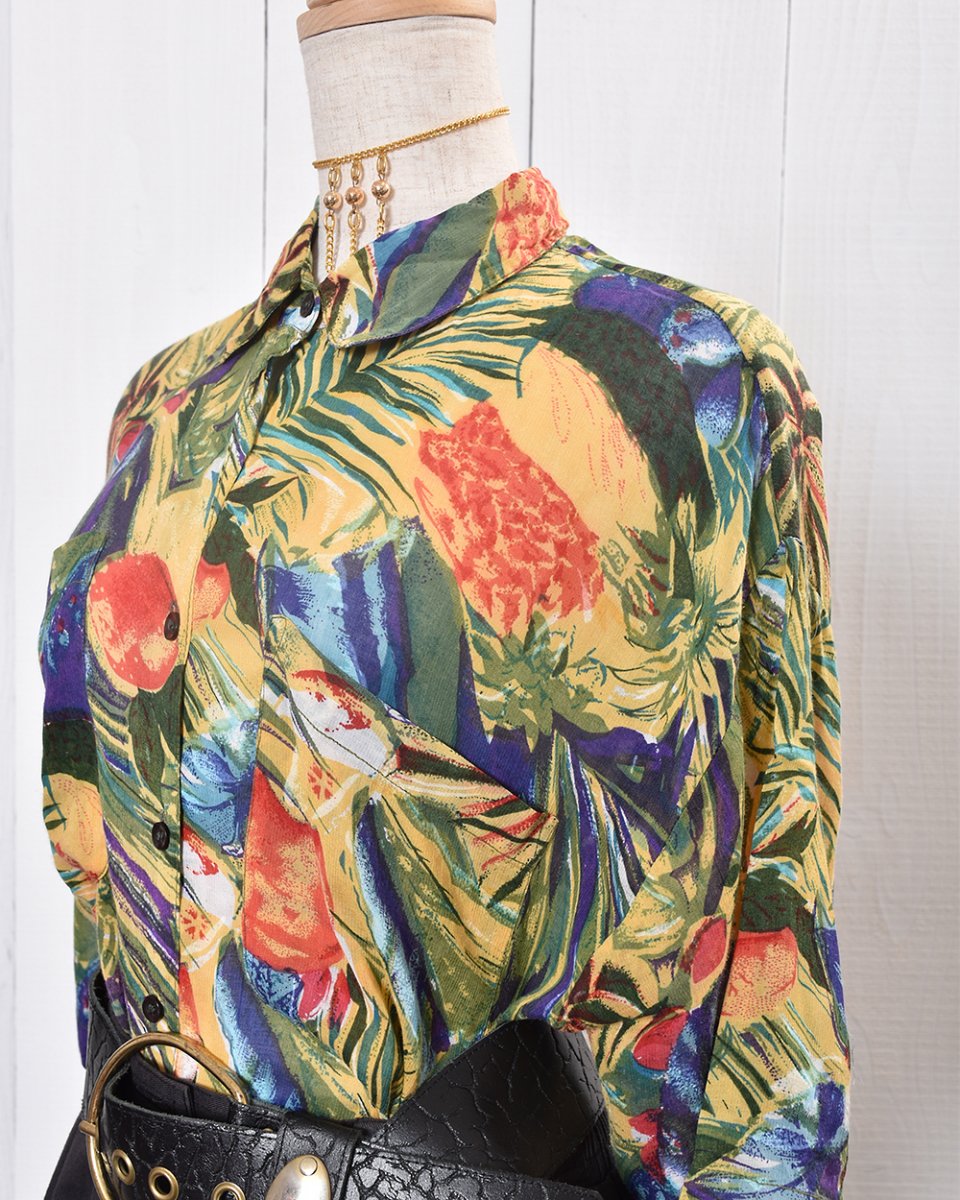 Made in Europe Aloha Design Short Sleeve Shirt｜ヨーロッパ製