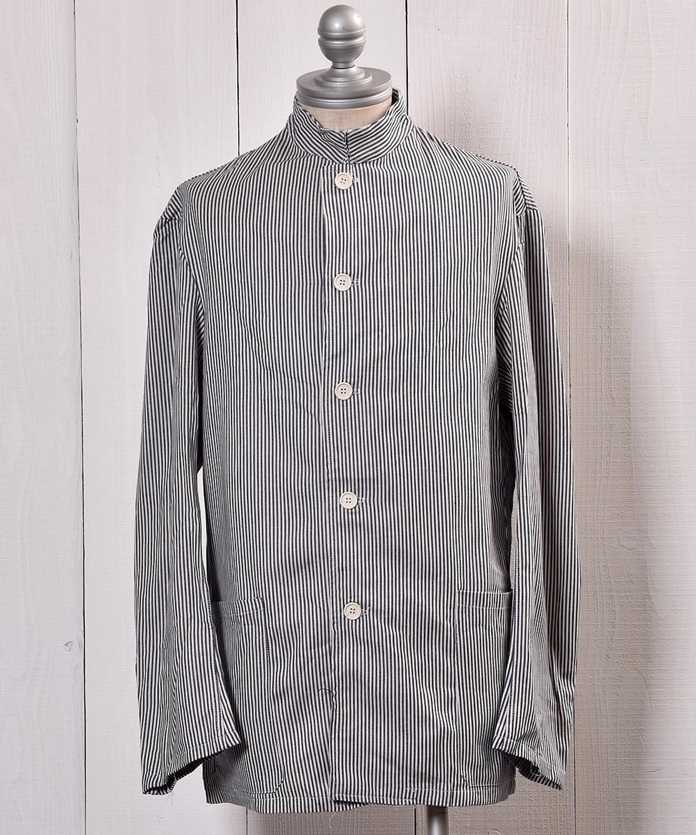 Italian Navy Cook Jacket Hickory Stripe ｜イタリア海軍ヒッコリー ...