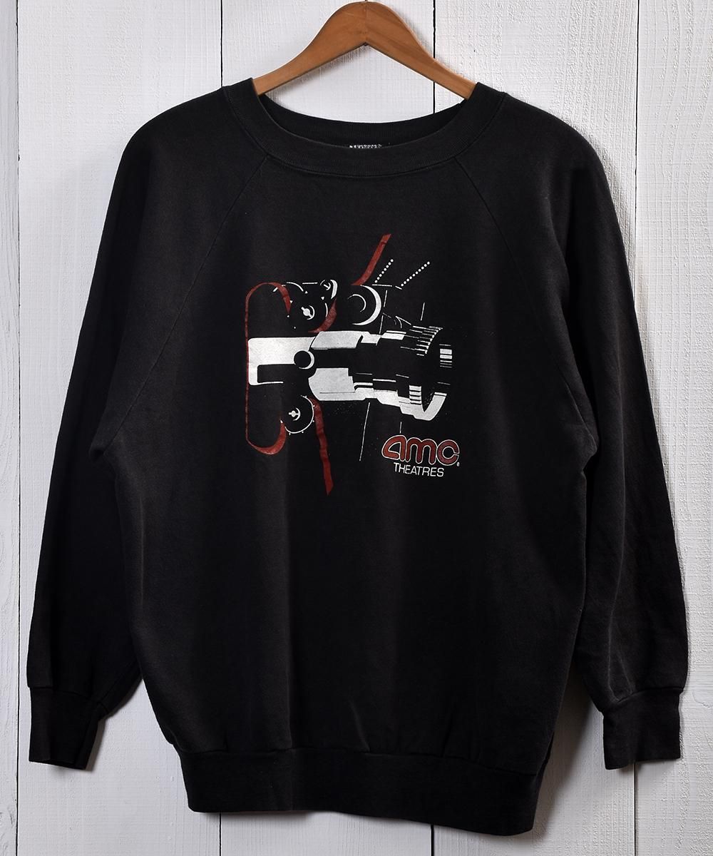  Made in USA AMC theater Print Sweat Blackåꥫ AMC״ȥ ץ å ֥å  ͥå  岰졼ץե롼 ࡼ