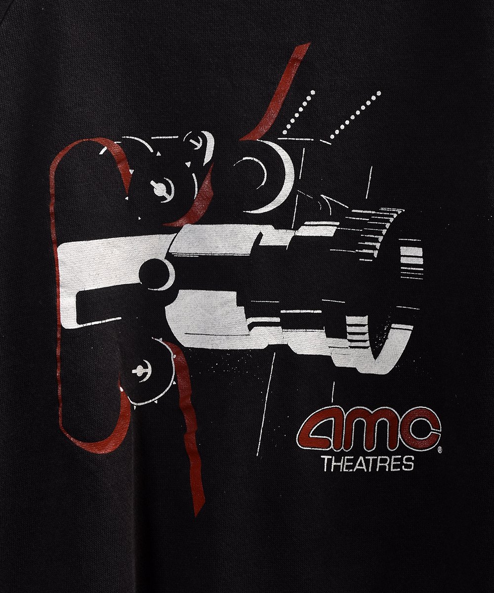 Made in USA AMC theater Print Sweat Blackåꥫ AMC״ȥ ץ å ֥åͥ
