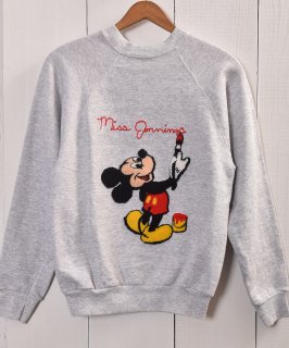 Made in USA Mickey Mouse Patch Sweatåꥫ ֥ߥåޥץåڥ å Υͥå 岰졼ץե롼 ࡼ