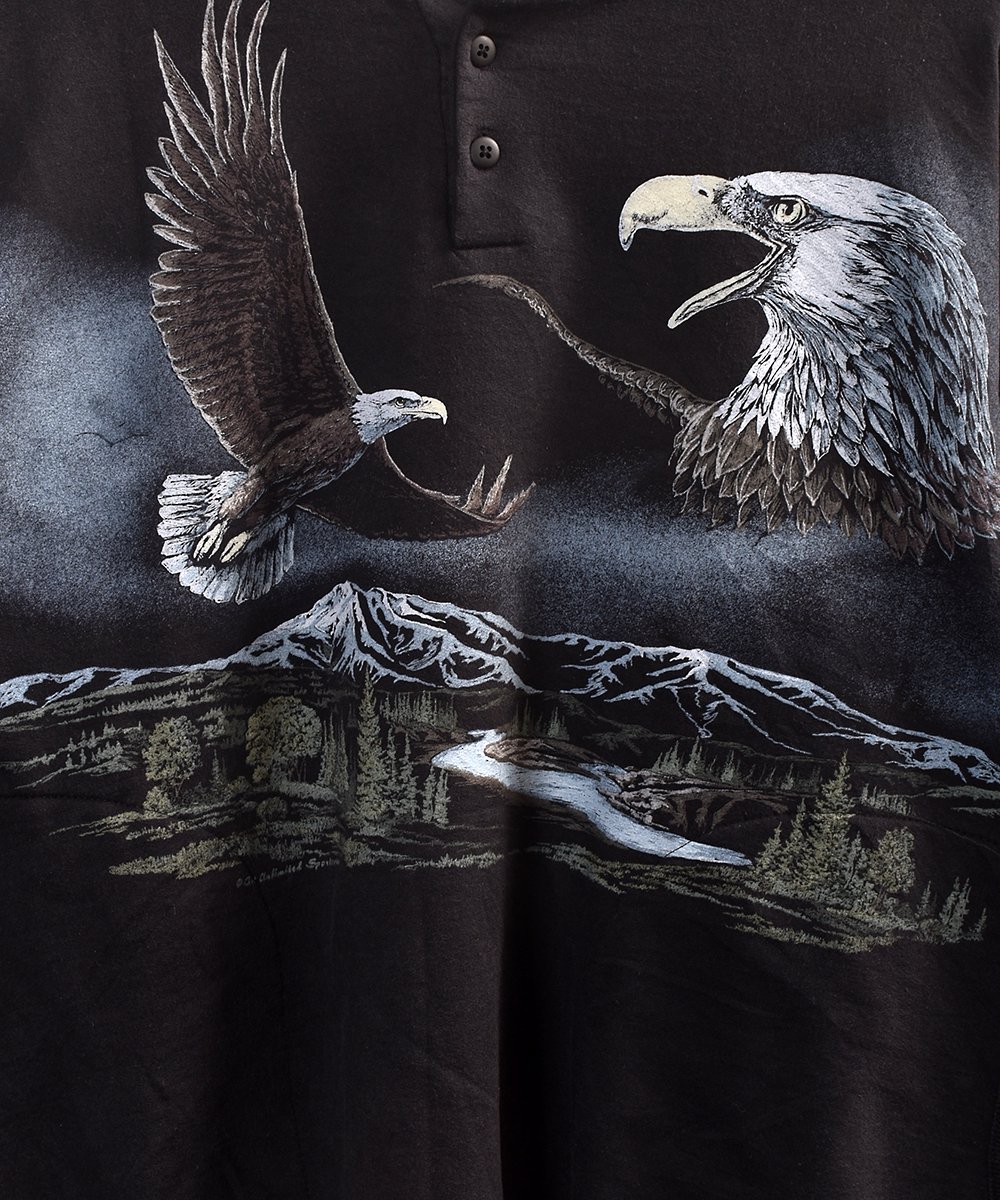 Made in Mexico Eagle Animal Print Sweatåᥭ  ץȥå إ꡼ͥåͥ