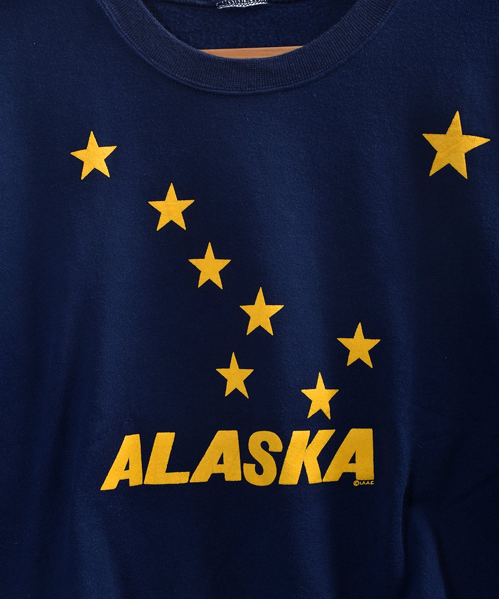 ALASKA Pole Star  Big Dipper Print Sweat̶ͼǥ֥饹ץץȥåȥͥ
