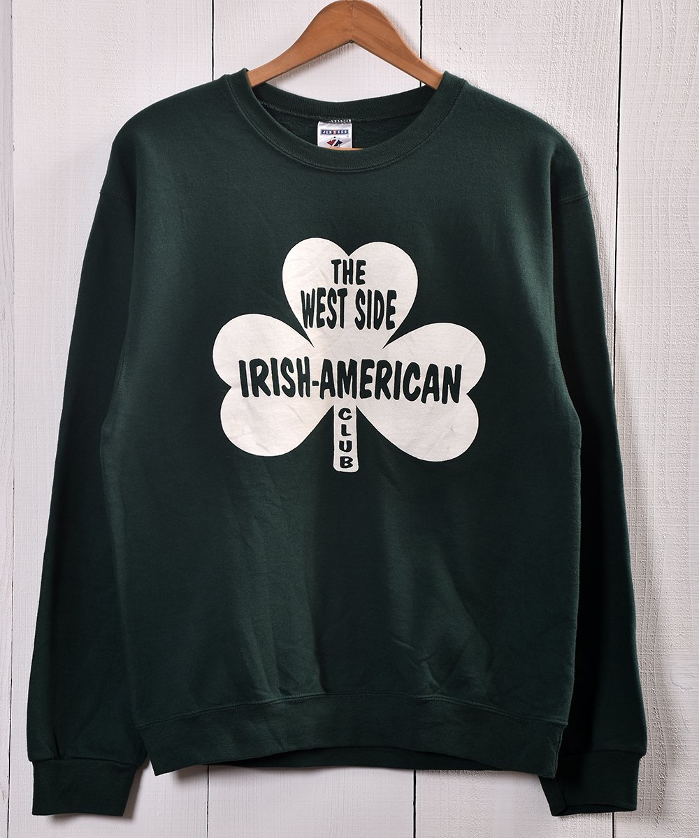 Irish Clover Motif Print Sweat｜アイリッシュクローバー プリント