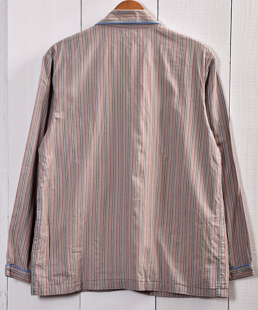 Old pattern Trim Design Stripe Pajamas Shirt å ȥ饤ץѥޥĥͥ