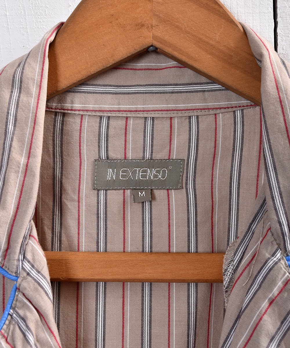 Old pattern Trim Design Stripe Pajamas Shirt å ȥ饤ץѥޥĥͥ