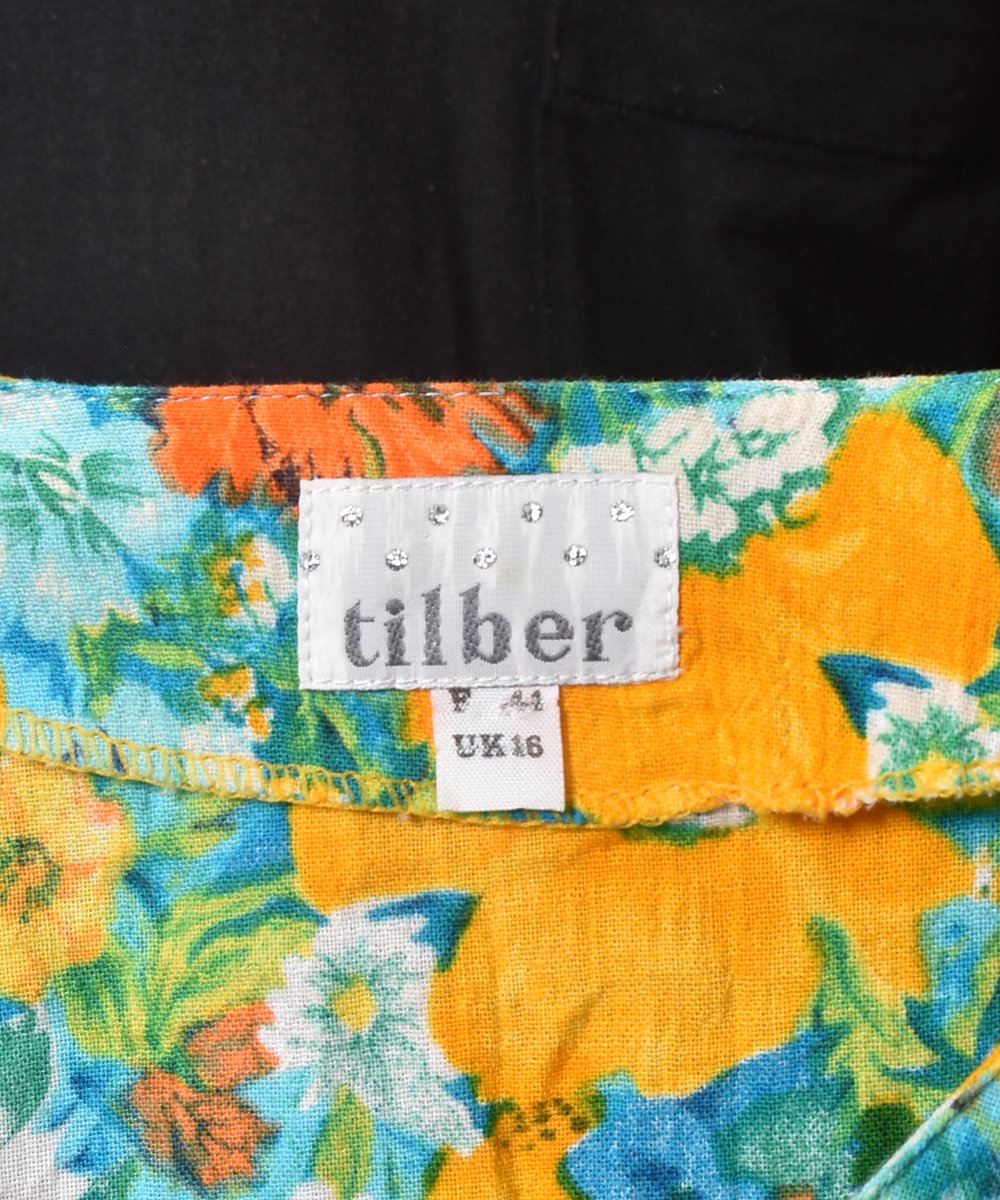 Collar Less Flower Pattern Short Sleeve Shirtå顼쥹 Ⱦµ ͥ