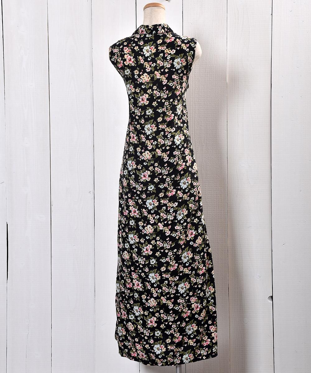 WHITE STAG” Flower Multi Pattern Sleeveless One Piece