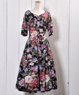 Flower pattern Dress |   ɥ쥹 Υͥå 岰졼ץե롼 ࡼ