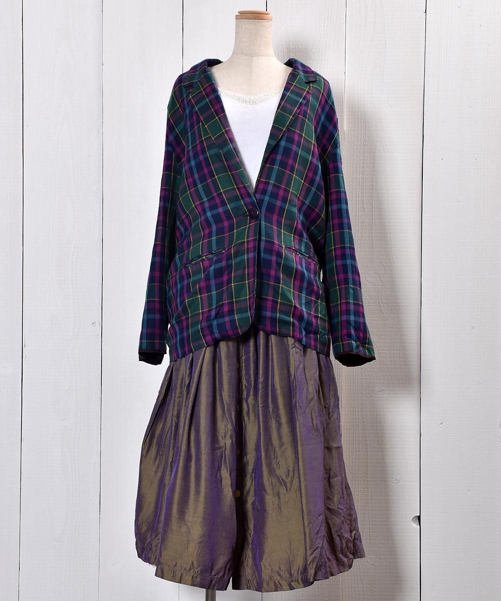 80's Check Pattern Tailored Jacket|80年代チェック柄 80's Check Pattern Tailored Jacket|80年代チェック柄