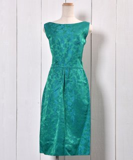 50's Rose Pattern  Cocktail Dress |50ǯ Х ƥ ɥ쥹 Υͥå 岰졼ץե롼 ࡼ