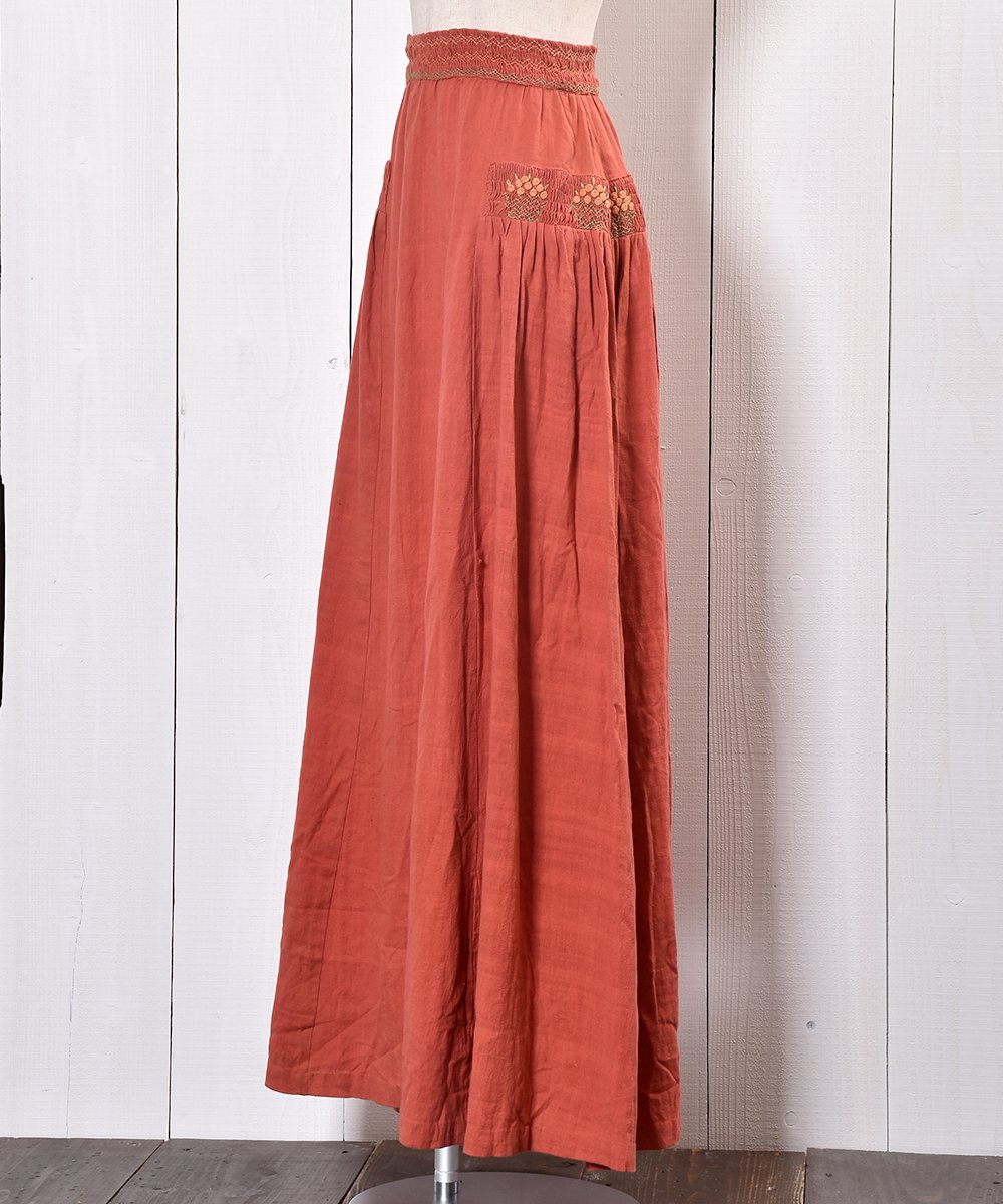 Embroidery Long Skirt åȻɽ 󥰥ȥͥ