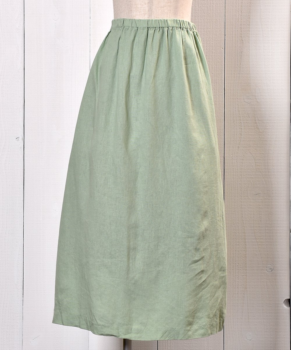   Flare Slit Skirt Mint Green |ߥȥ꡼ å ե쥢  ͥå  岰졼ץե롼 ࡼ