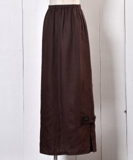 Side-slit Flare Skirt |ɥå ե쥢 Υͥå 岰졼ץե롼 ࡼ