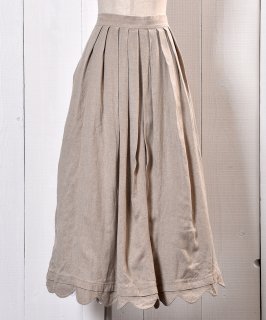  Design Skirt Pleats | ǥ ץ꡼  Υͥå 岰졼ץե롼 ࡼ