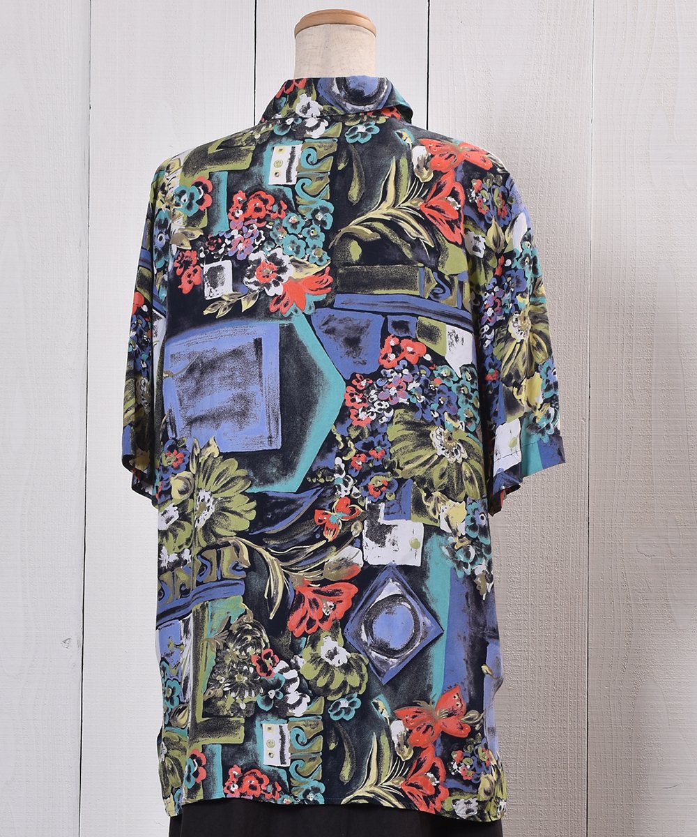 Made in Europe Painting Pattern Short Sleeve Shirt｜ヨーロッパ製 