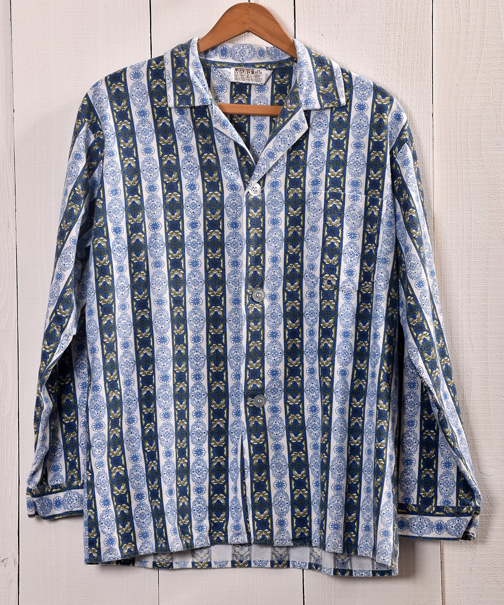  Multi Pattern Pajamas Shirt ѥޥ | ֥롼  ͥå  岰졼ץե롼 ࡼ
