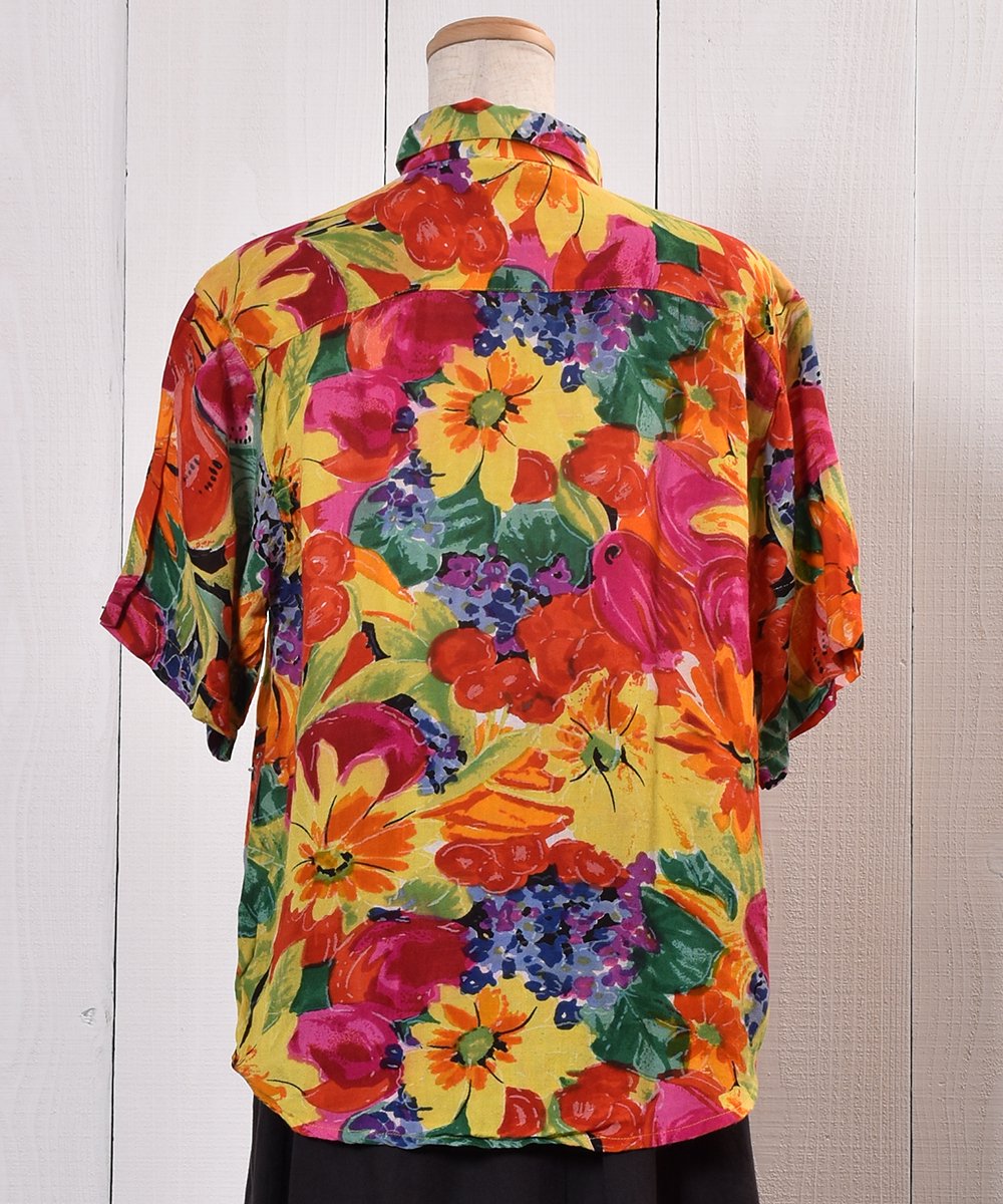 Flower Pattern Bead embroidery Short Sleeve Shirt   ò Ⱦµ | ȥԥ | ɽ ͥ