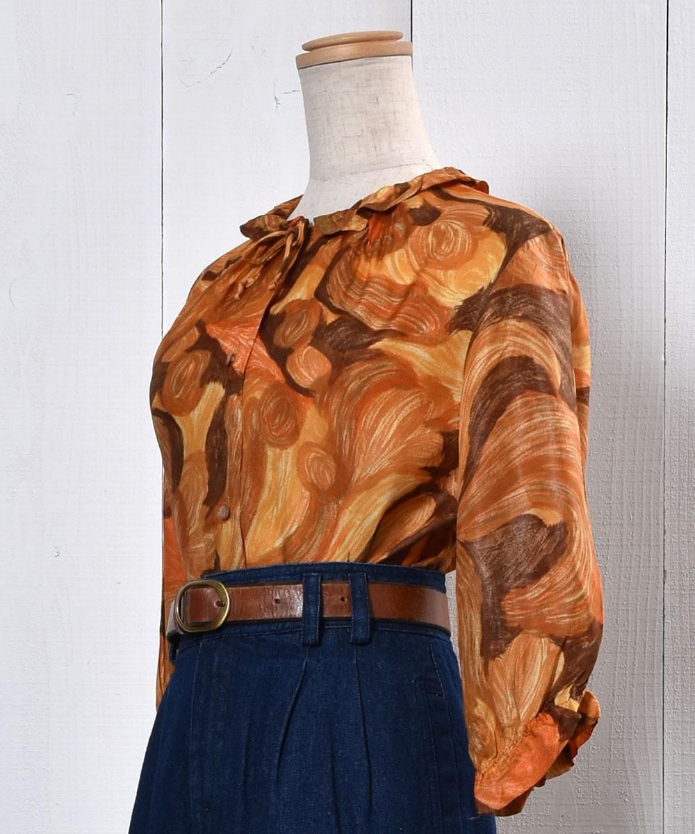 CLORE＋ Frill Blouse フリルブラウス 2025新作 Pleats frill flare