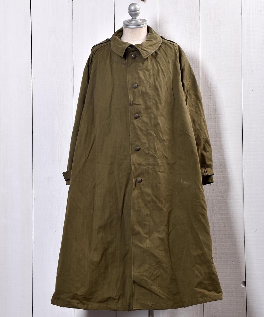 FRENCH ARMY フレンチアーミー フランス軍 M-35 Military Motorcycle Coat モーターサイクルコート 1 Khaki VINTAGE ヴィンテージ アウター【新古品】【FRENCH ARMY】