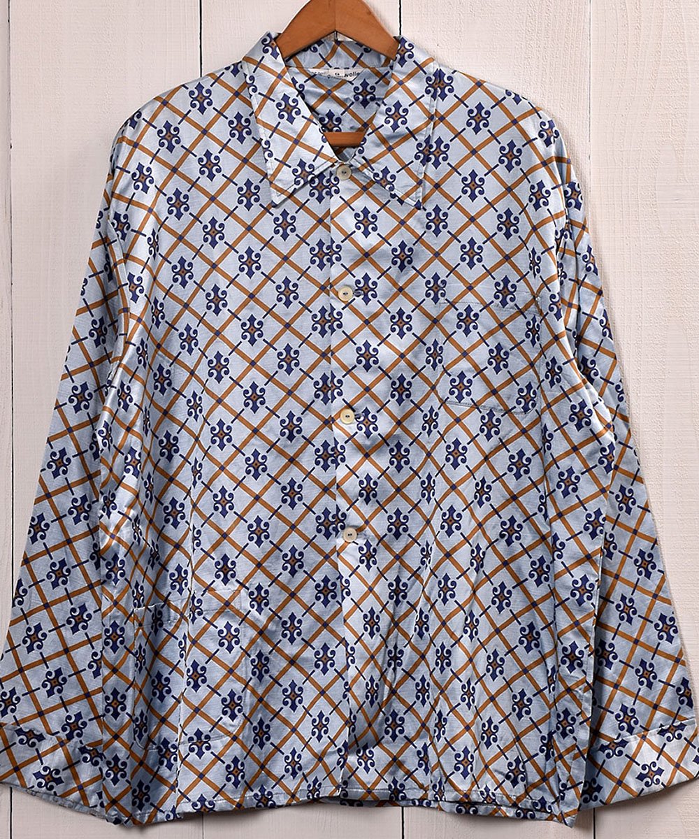  Multi Pattern Pajamas Shirt |  ѥޥ | ֥롼 |Made in Germany  ͥå  岰졼ץե롼 ࡼ