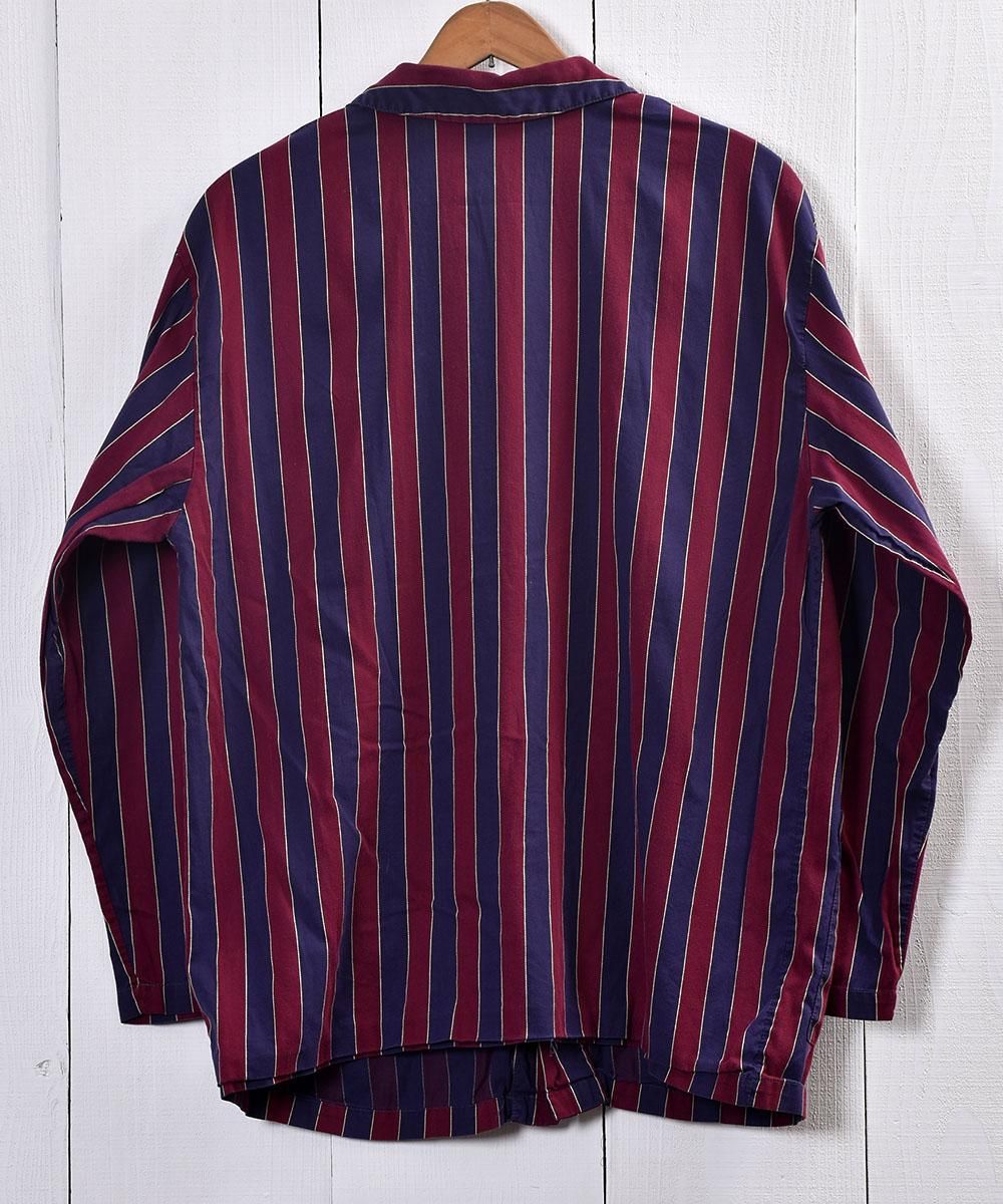 regimental stripe Pajamas Shirt |レジメンタルストライプ regimental stripe Pajamas Shirt |レジメンタルストライプ