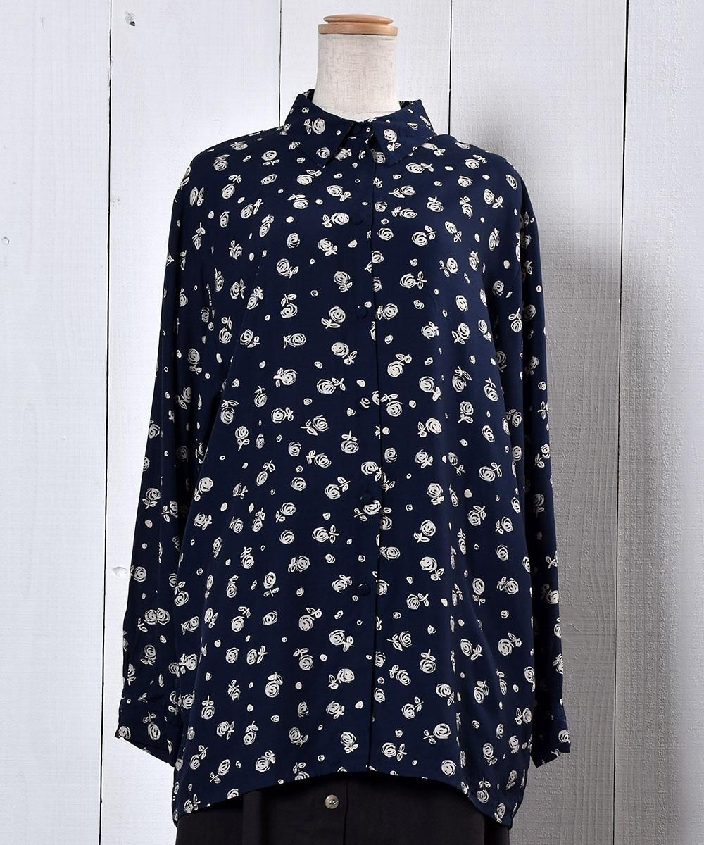 Flower Pattern Long Sleeve Shirtò С Ĺµĥͥ