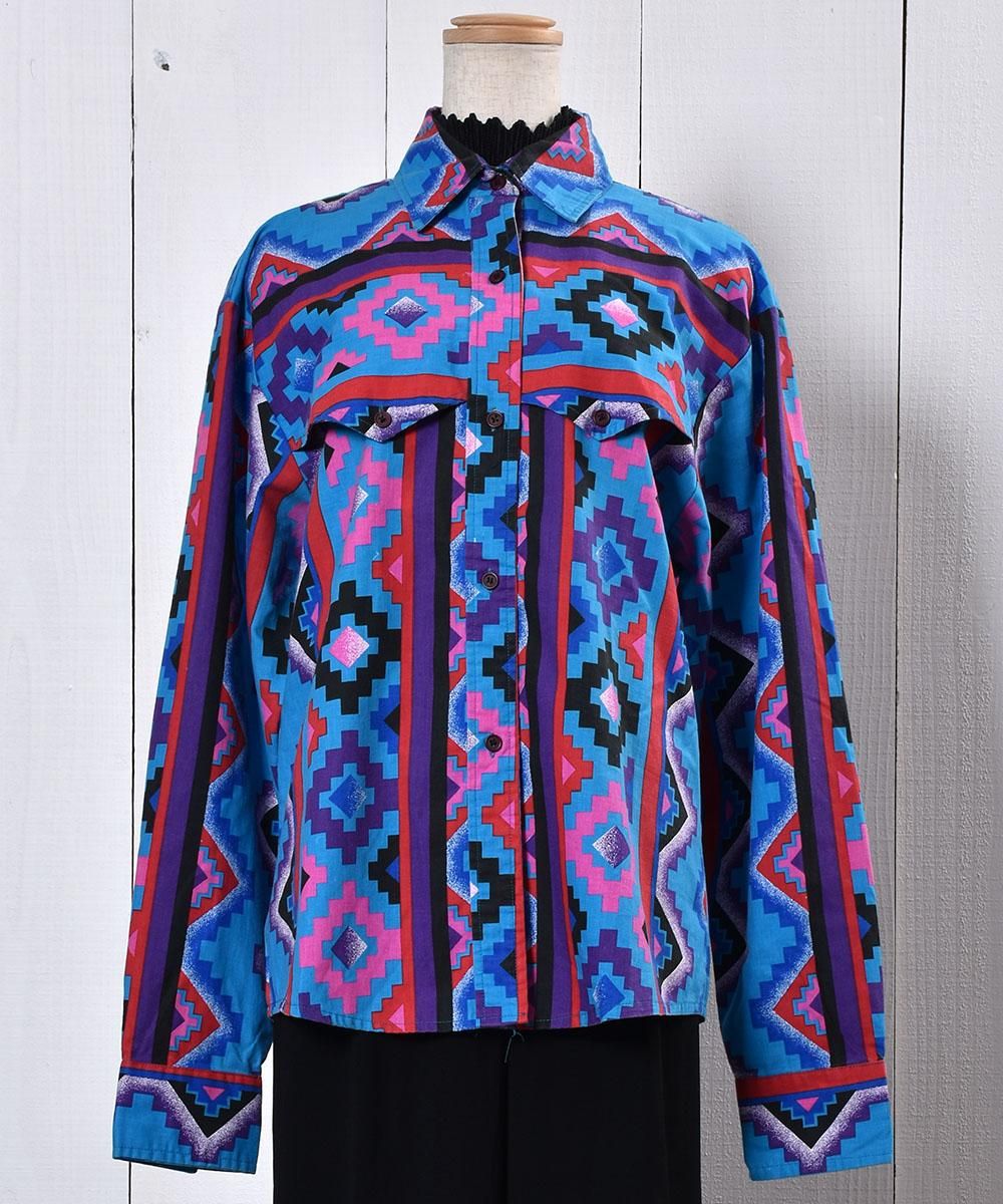 Made in USA Native Pattern Shirtåꥫ ͥƥ Ĺµĥͥ