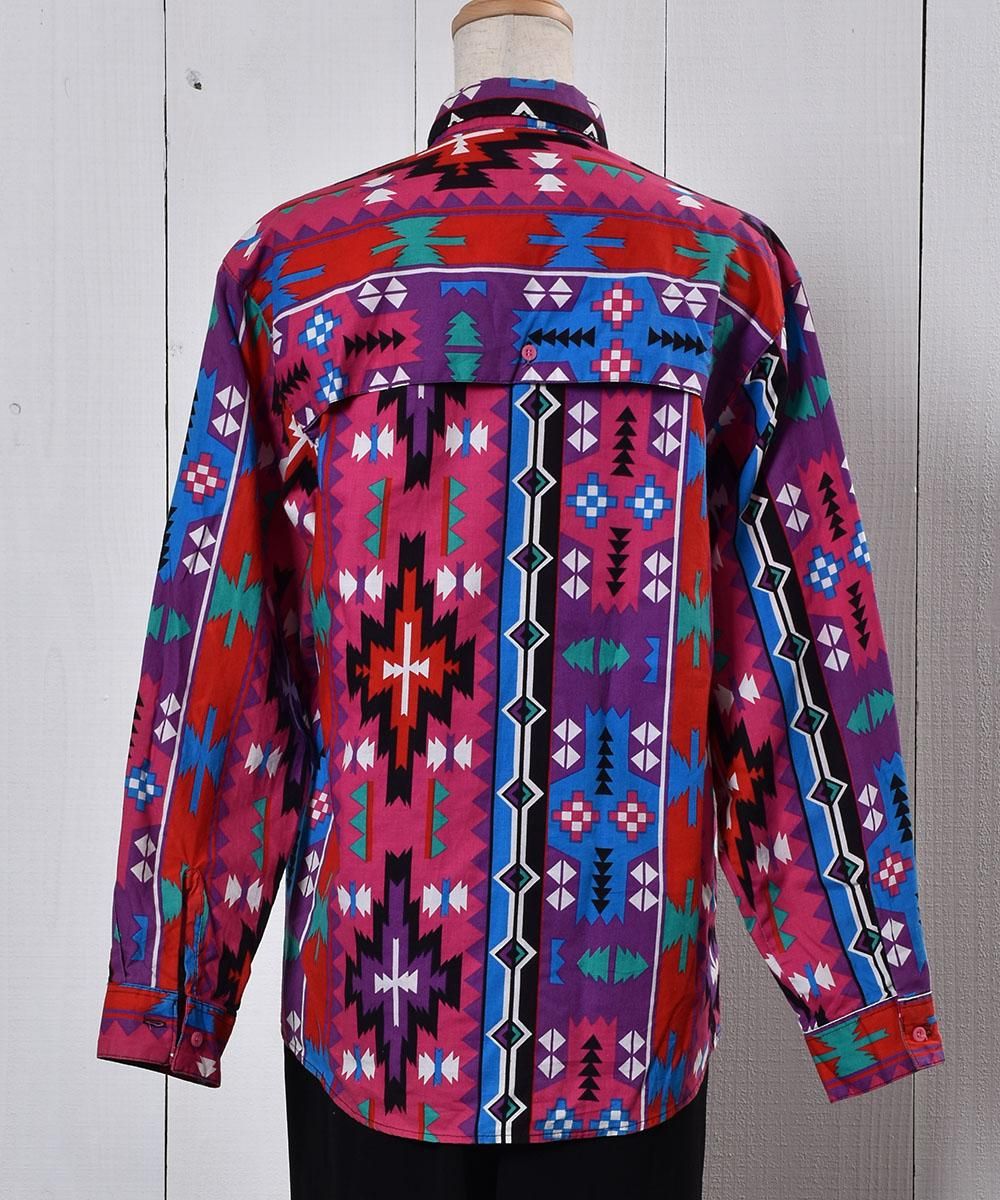Made in USA Native Pattern Shirtåꥫ ͥƥ Ĺµĥͥ