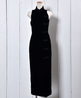 Velvet China Button Dress| 㥤ʥܥ ٥Ρ꡼֥ɥ쥹 Υͥå 岰졼ץե롼 ࡼ
