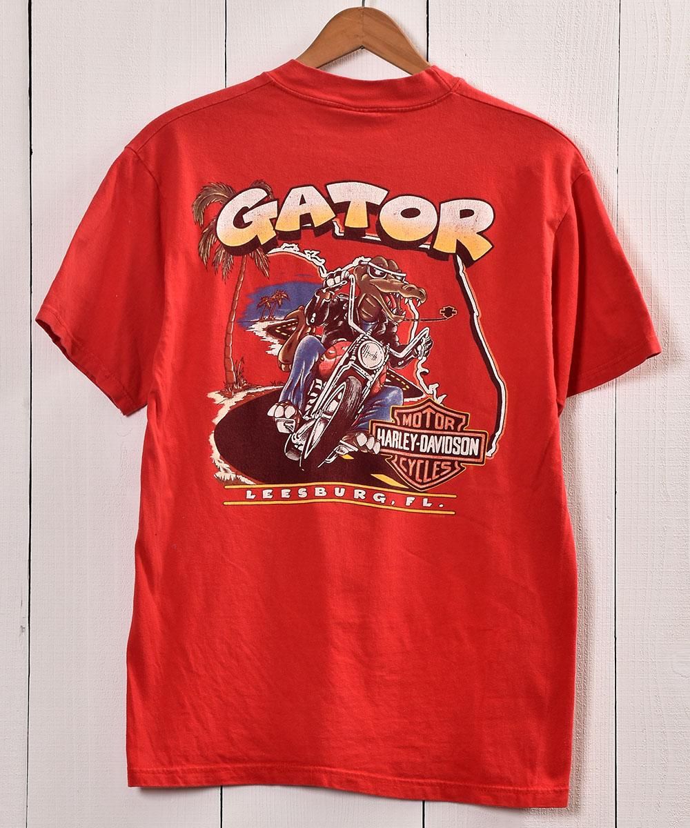 OLDハーレーダビッドソン　プリントTシャツ　スポーツウェアボディ　アメリカ製