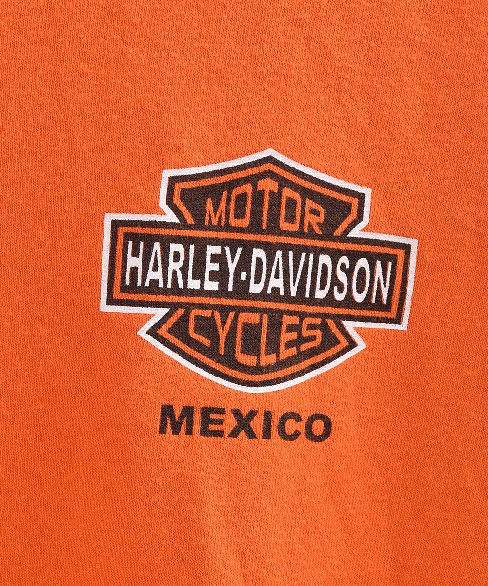Harley Davidson” Print T Shirts Cancun Mexico | 「ハーレー